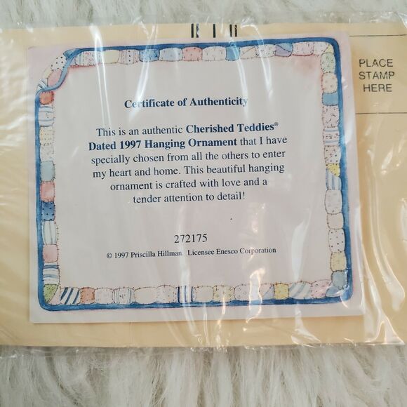 Cherished Teddies 1993 Bear Figurine School Days - Picture 6 of 7